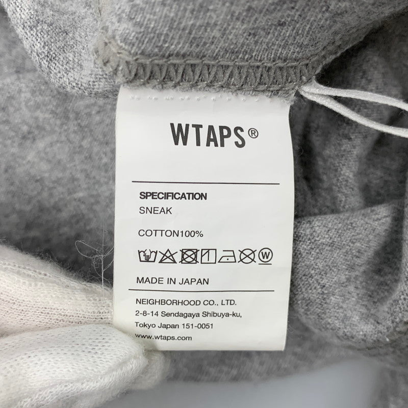 【中古品】【メンズ】 WTAPS ダブルタップス URBAN TRANSITION LS COTTON アーバン トランジション ロングスリーブ コットン Tシャツ トップス 142-260620-kh-11-izu サイズ：03 カラー：グレー 万代Net店