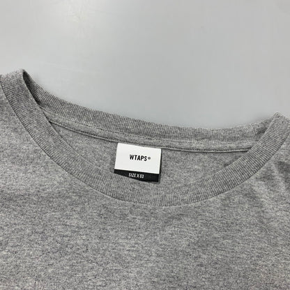 【中古品】【メンズ】 WTAPS ダブルタップス URBAN TRANSITION LS COTTON アーバン トランジション ロングスリーブ コットン Tシャツ トップス 142-260620-kh-11-izu サイズ：03 カラー：グレー 万代Net店
