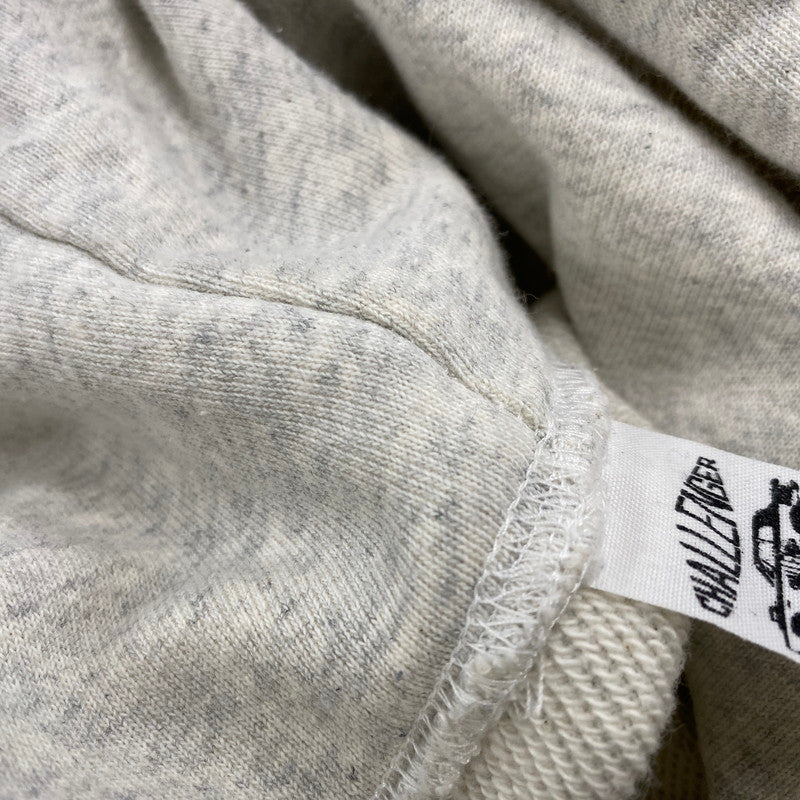 【中古品】【メンズ】 CHALLENGER チャレンジャー FLAMES HOODIE フレイムス フーディー パーカー トップス 142-260610-kh-06-izu サイズ：L カラー：グレー系 万代Net店