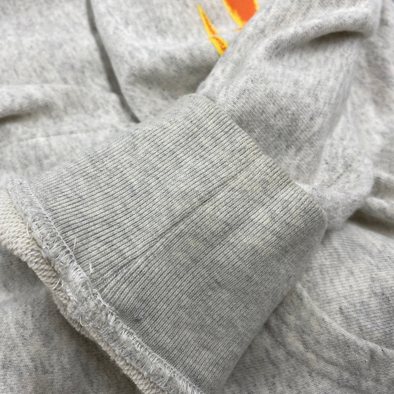 【中古品】【メンズ】 CHALLENGER チャレンジャー FLAMES HOODIE フレイムス フーディー パーカー トップス 142-260610-kh-06-izu サイズ：L カラー：グレー系 万代Net店