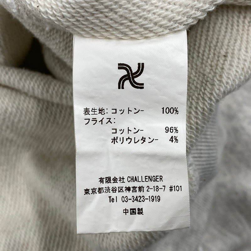 【中古品】【メンズ】 CHALLENGER チャレンジャー FLAMES HOODIE フレイムス フーディー パーカー トップス 142-260610-kh-06-izu サイズ：L カラー：グレー系 万代Net店