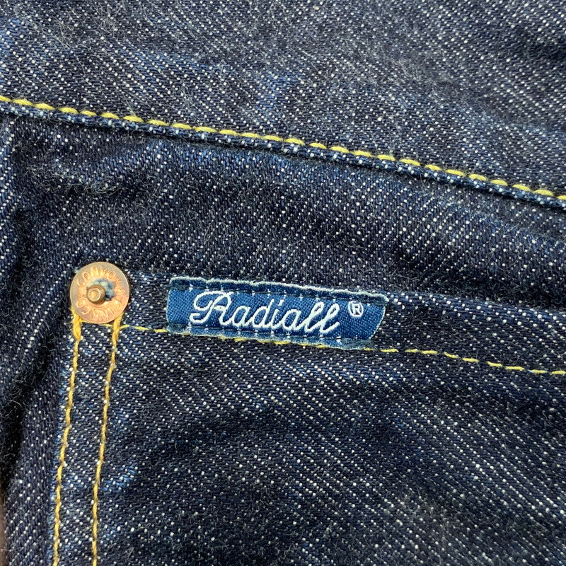 【中古品】【メンズ】 RADIALL ラディアル RAD-DNM-PT008-01 KUSTOM 350B－STRAIGHT FIT PANTS ストレート フィット パンツ ボトムス ズボン 153-260622-cs-02-izu サイズ：30 カラー：インディゴ 万代Net店