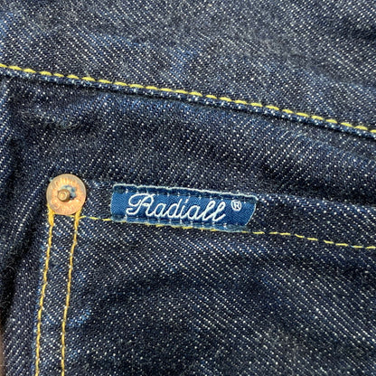 【中古品】【メンズ】 RADIALL ラディアル RAD-DNM-PT008-01 KUSTOM 350B－STRAIGHT FIT PANTS ストレート フィット パンツ ボトムス ズボン 153-260622-cs-02-izu サイズ：30 カラー：インディゴ 万代Net店