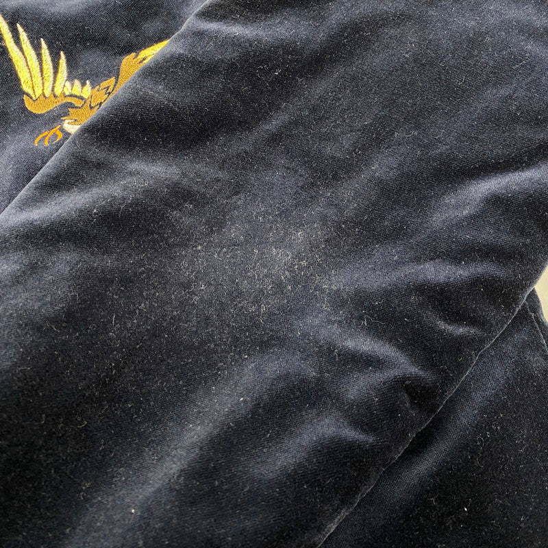 【中古品】【メンズ】 RADIALL ラディアル RAD-17AW-JK002 FAR EAST SOUVENIR JACKET スーベニア ジャケット アウター 142-260610-kh-05-izu サイズ：M カラー：ネイビー×ブラック 万代Net店