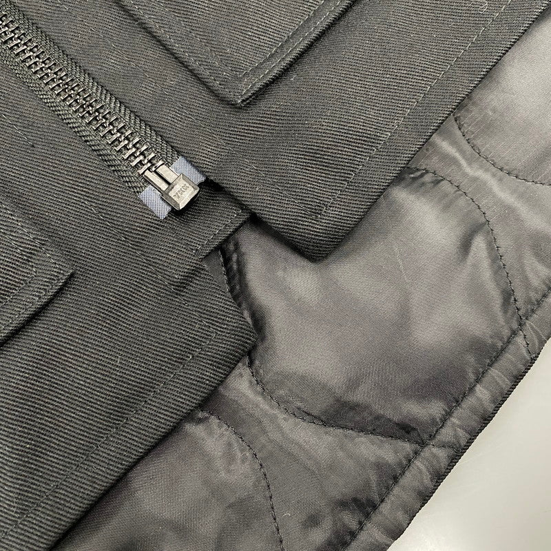 【中古品】【メンズ】 RADIALL ラディアル RAD-24AW-JK007 CNQ RIVERSIDE ZIP UP VEST リバーサイド ジップアップ ベスト トップス 142-260610-kh-09-izu サイズ：M カラー：ブラック 万代Net店
