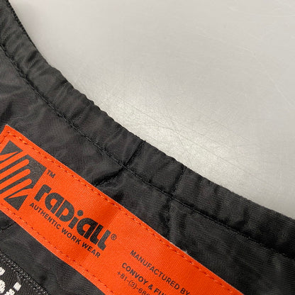 【中古品】【メンズ】 RADIALL ラディアル RAD-24AW-JK007 CNQ RIVERSIDE ZIP UP VEST リバーサイド ジップアップ ベスト トップス 142-260610-kh-09-izu サイズ：M カラー：ブラック 万代Net店