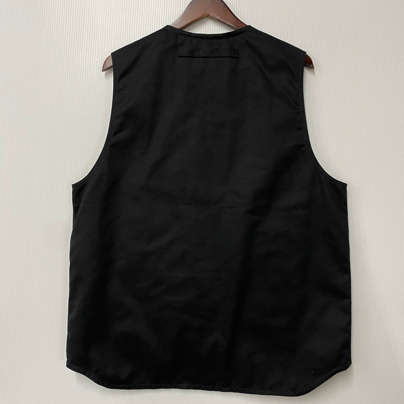 【中古品】【メンズ】 RADIALL ラディアル RAD-24AW-JK007 CNQ RIVERSIDE ZIP UP VEST リバーサイド ジップアップ ベスト トップス 142-260610-kh-09-izu サイズ：M カラー：ブラック 万代Net店