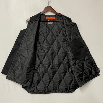 【中古品】【メンズ】 RADIALL ラディアル RAD-24AW-JK007 CNQ RIVERSIDE ZIP UP VEST リバーサイド ジップアップ ベスト トップス 142-260610-kh-09-izu サイズ：M カラー：ブラック 万代Net店