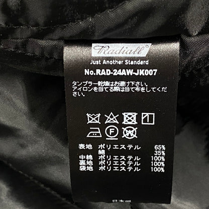 【中古品】【メンズ】 RADIALL ラディアル RAD-24AW-JK007 CNQ RIVERSIDE ZIP UP VEST リバーサイド ジップアップ ベスト トップス 142-260610-kh-09-izu サイズ：M カラー：ブラック 万代Net店
