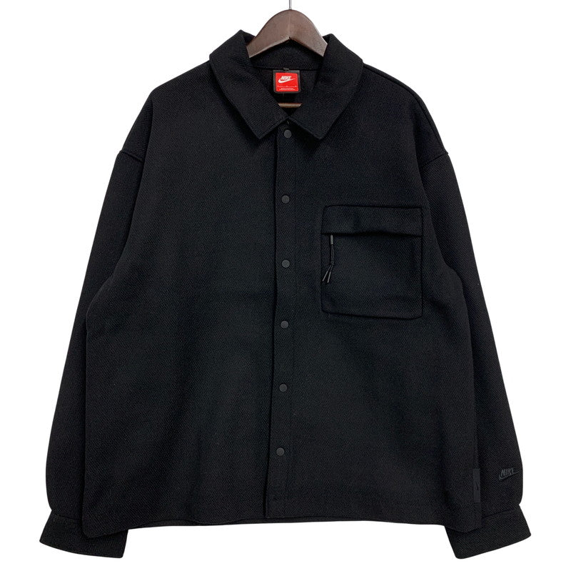 【中古品】【メンズ】 NIKE ナイキ HF0133-010 TECH COMFORTABLE SKIN-FRIENDLY SOFT JACKET テック コンフォータブル スキンフレンドリー ソフト ジャケット アウター 148-260622-cs-01-izu サイズ：L カラー：ブラック 万代Net店