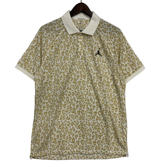 【中古品】【メンズ】 JORDAN BRAND ジョーダンブランド FN5853-133 AS M J DF SPRT GLF STMT AOP PL SAIL ゴルフ ポロ シャツ トップス 148-260620-kh-12-izu サイズ：L カラー：ホワイト×ベージュ系 万代Net店
