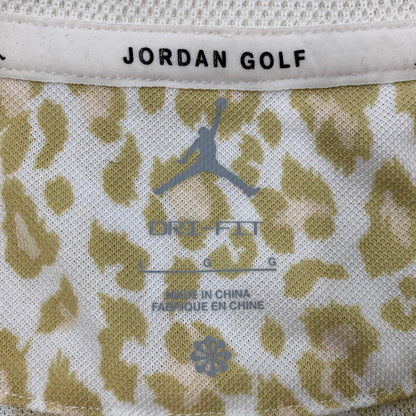 【中古品】【メンズ】 JORDAN BRAND ジョーダンブランド FN5853-133 AS M J DF SPRT GLF STMT AOP PL SAIL ゴルフ ポロ シャツ トップス 148-260620-kh-12-izu サイズ：L カラー：ホワイト×ベージュ系 万代Net店