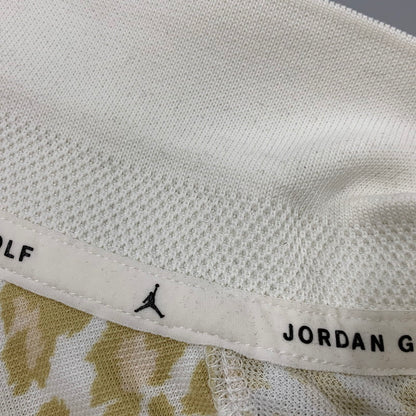 【中古品】【メンズ】 JORDAN BRAND ジョーダンブランド FN5853-133 AS M J DF SPRT GLF STMT AOP PL SAIL ゴルフ ポロ シャツ トップス 148-260620-kh-12-izu サイズ：L カラー：ホワイト×ベージュ系 万代Net店