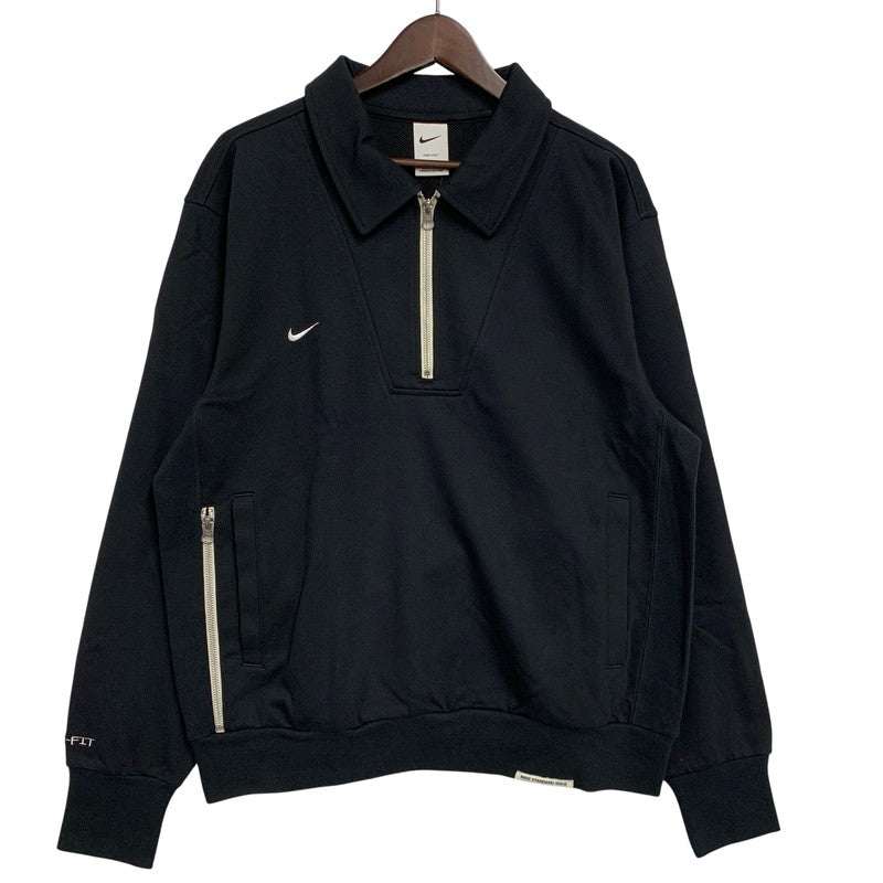 【中古品】【メンズ】 NIKE ナイキ FB6807-010 AS M NK DF COF SI DRL TOP ドリル トップ トップス 148-260620-kh-13-izu サイズ：L カラー：ブラック 万代Net店