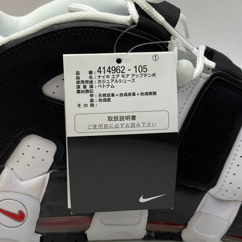 【中古品】【メンズ】 NIKE ナイキ 414962-105 AIR MORE UPTEMPO (2020) エア モア アップテンポ スニーカー シューズ 靴 160-260609-cs-02-izu サイズ：30cm カラー：WHITE/BLACK-UNIVERSITY RED 万代Net店