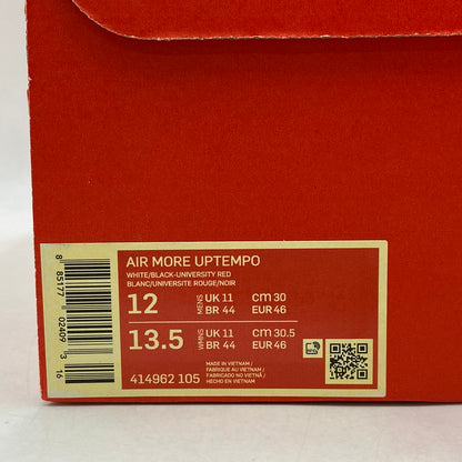 【中古品】【メンズ】 NIKE ナイキ 414962-105 AIR MORE UPTEMPO (2020) エア モア アップテンポ スニーカー シューズ 靴 160-260609-cs-02-izu サイズ：30cm カラー：WHITE/BLACK-UNIVERSITY RED 万代Net店