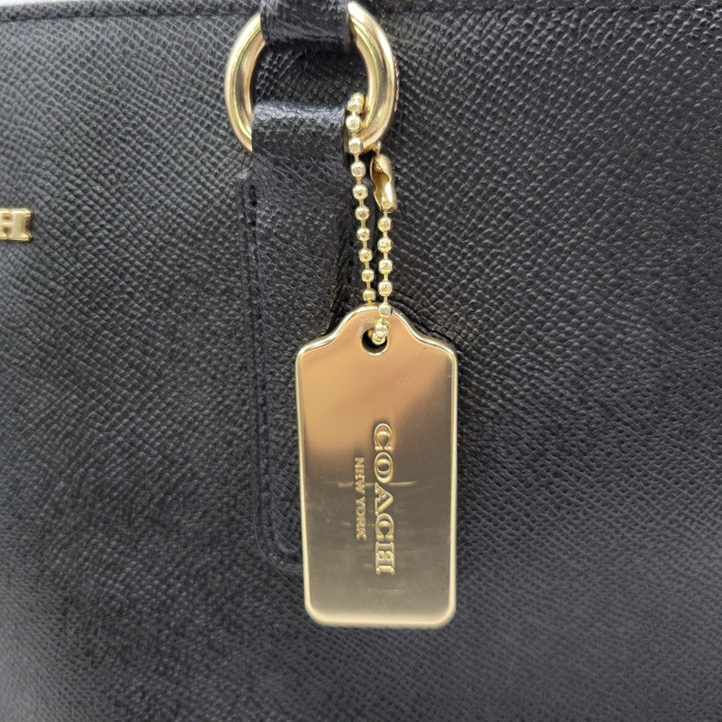 【中古品】【レディース】 COACH コーチ F44955 サリー キャリーオール 2WAY SHOULDER BAG ツーウェイ ショルダー バッグ カバン 鞄 180-260619-cs-17-izu カラー：ブラック 万代Net店