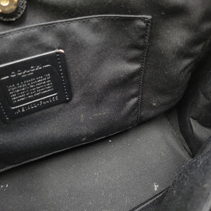 【中古品】【レディース】 COACH コーチ F44955 サリー キャリーオール 2WAY SHOULDER BAG ツーウェイ ショルダー バッグ カバン 鞄 180-260619-cs-17-izu カラー：ブラック 万代Net店
