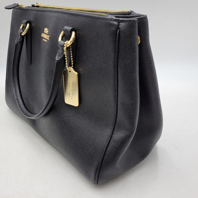 【中古品】【レディース】 COACH コーチ F44955 サリー キャリーオール 2WAY SHOULDER BAG ツーウェイ ショルダー バッグ カバン 鞄 180-260619-cs-17-izu カラー：ブラック 万代Net店