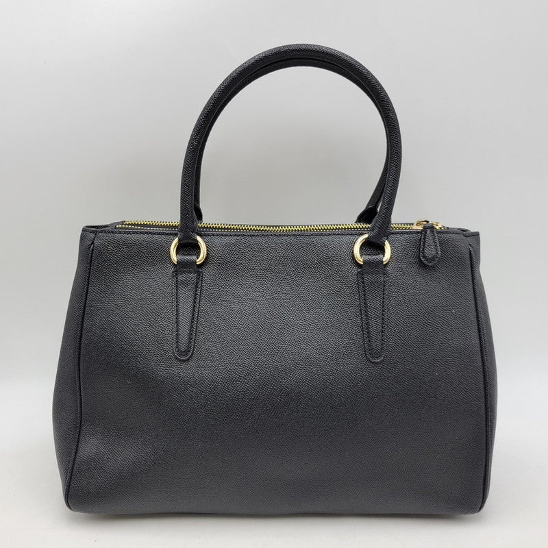 【中古品】【レディース】 COACH コーチ F44955 サリー キャリーオール 2WAY SHOULDER BAG ツーウェイ ショルダー バッグ カバン 鞄 180-260619-cs-17-izu カラー：ブラック 万代Net店