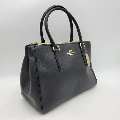 【中古品】【レディース】 COACH コーチ F44955 サリー キャリーオール 2WAY SHOULDER BAG ツーウェイ ショルダー バッグ カバン 鞄 180-260619-cs-17-izu カラー：ブラック 万代Net店