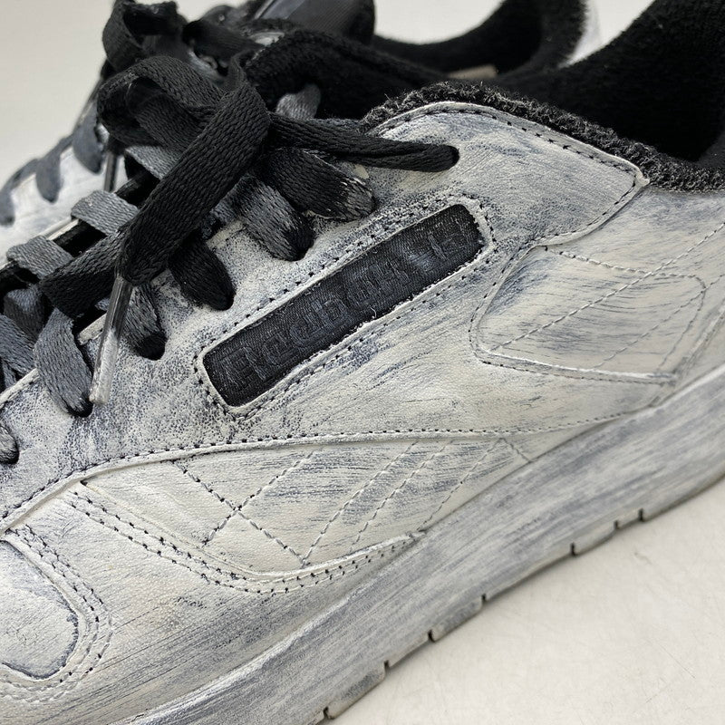 【中古品】【メンズ】 MAISON MARGIELA × REEBOK メゾン マルジェラ×リーボック H04859 CLASSIC LEATHER TABI BIANCHETTO クラシック レザー タビ ビアンケット スニーカー シューズ 靴 183-260609-cs-03-izu サイズ：28.5cm カラー：ホワイト系×ブラック 万代Net店
