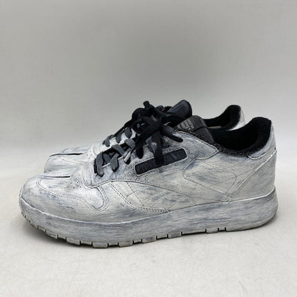 【中古品】【メンズ】 MAISON MARGIELA × REEBOK メゾン マルジェラ×リーボック H04859 CLASSIC LEATHER TABI BIANCHETTO クラシック レザー タビ ビアンケット スニーカー シューズ 靴 183-260609-cs-03-izu サイズ：28.5cm カラー：ホワイト系×ブラック 万代Net店