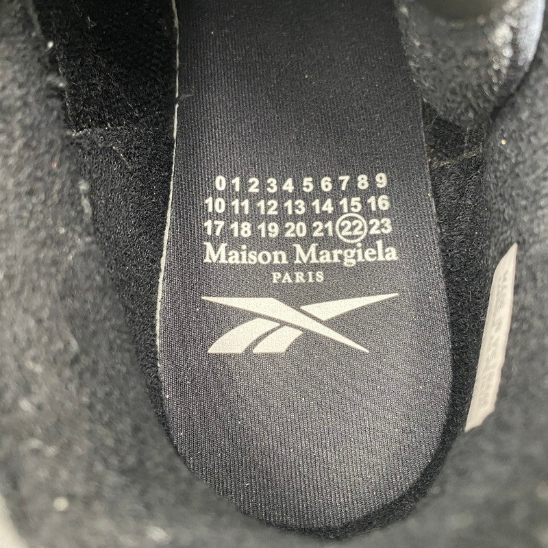 【中古品】【メンズ】 MAISON MARGIELA × REEBOK メゾン マルジェラ×リーボック H04859 CLASSIC LEATHER TABI BIANCHETTO クラシック レザー タビ ビアンケット スニーカー シューズ 靴 183-260609-cs-03-izu サイズ：28.5cm カラー：ホワイト系×ブラック 万代Net店