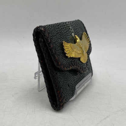 【現状渡し品】【メンズ/レディース】 SAAD -ARIF COLLECTION- サード アリフコレクション EAGLE CUSTOM STINGRAY LEATHER COIN CASE イーグル カスタム スティングレイ レザー コインケース 財布 200-260610-kh-01-izu 万代Net店