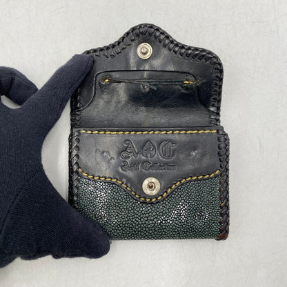 【現状渡し品】【メンズ/レディース】 SAAD -ARIF COLLECTION- サード アリフコレクション EAGLE CUSTOM STINGRAY LEATHER COIN CASE イーグル カスタム スティングレイ レザー コインケース 財布 200-260610-kh-01-izu 万代Net店