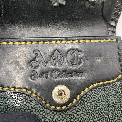 【現状渡し品】【メンズ/レディース】 SAAD -ARIF COLLECTION- サード アリフコレクション EAGLE CUSTOM STINGRAY LEATHER COIN CASE イーグル カスタム スティングレイ レザー コインケース 財布 200-260610-kh-01-izu 万代Net店
