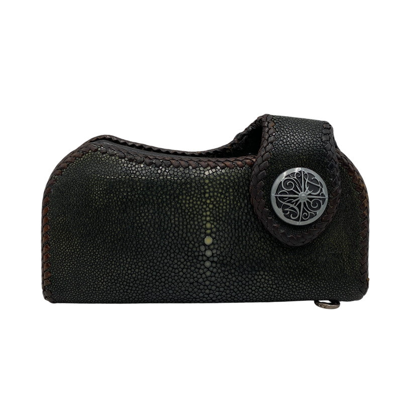 【現状渡し品】【メンズ/レディース】 SAAD サード STINGRAY LEATHER CONCHO LONG WALLET スティングレイ レザー コンチョ ロング ウォレット 財布 200-260610-kh-03-izu 万代Net店