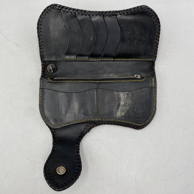 【現状渡し品】【メンズ/レディース】 SAAD サード STINGRAY LEATHER CONCHO LONG WALLET スティングレイ レザー コンチョ ロング ウォレット 財布 200-260610-kh-03-izu 万代Net店