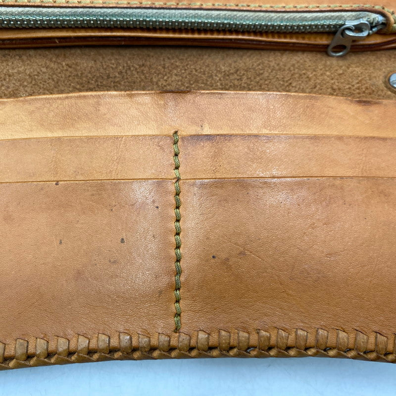 【中古品】【メンズ/レディース】 SAAD サード LEATHER CONCHO LONG WALLET レザー コンチョ ロング ウォレット 財布 200-260610-kh-02-izu カラー：ブラウン 万代Net店