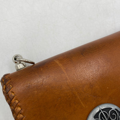 【中古品】【メンズ/レディース】 SAAD サード LEATHER CONCHO LONG WALLET レザー コンチョ ロング ウォレット 財布 200-260610-kh-02-izu カラー：ブラウン 万代Net店