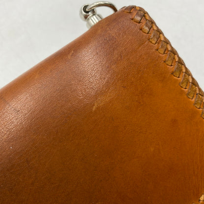 【中古品】【メンズ/レディース】 SAAD サード LEATHER CONCHO LONG WALLET レザー コンチョ ロング ウォレット 財布 200-260610-kh-02-izu カラー：ブラウン 万代Net店