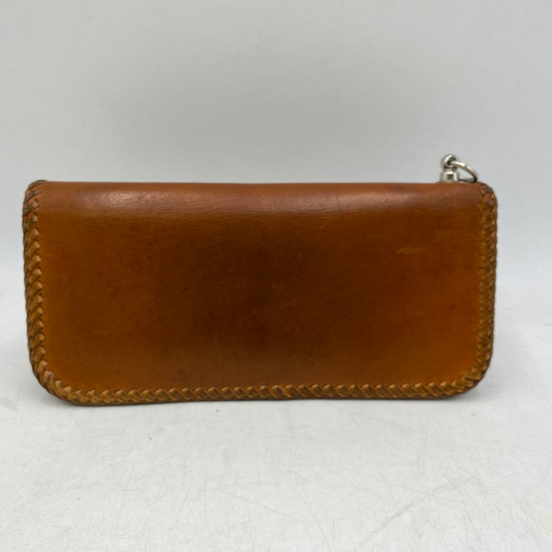 【中古品】【メンズ/レディース】 SAAD サード LEATHER CONCHO LONG WALLET レザー コンチョ ロング ウォレット 財布 200-260610-kh-02-izu カラー：ブラウン 万代Net店