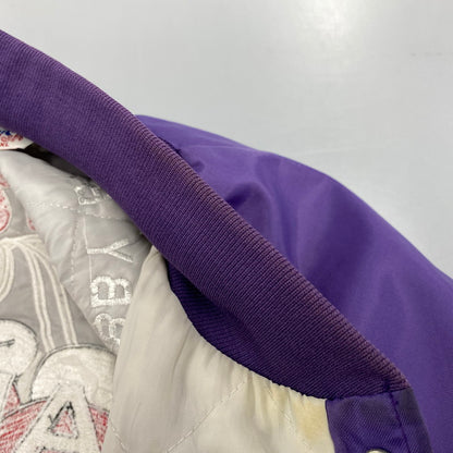 【中古品】【メンズ】 WESTARK ウエストアーク USA製 "ARTURO SAPO LOPEZ"EMBROIDERY NYLON STADIUM JACKET エンブロイダリー ナイロン スタジアム ジャケット アウター 146-260624-cs-09-izu サイズ：XL カラー：パープル 万代Net店