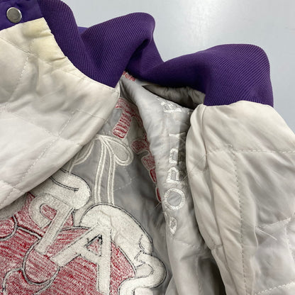 【中古品】【メンズ】 WESTARK ウエストアーク USA製 "ARTURO SAPO LOPEZ"EMBROIDERY NYLON STADIUM JACKET エンブロイダリー ナイロン スタジアム ジャケット アウター 146-260624-cs-09-izu サイズ：XL カラー：パープル 万代Net店
