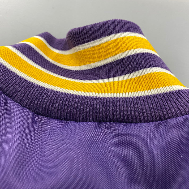 【中古品】【メンズ】 WESTARK ウエストアーク USA製 "ARTURO SAPO LOPEZ"EMBROIDERY NYLON STADIUM JACKET エンブロイダリー ナイロン スタジアム ジャケット アウター 146-260624-cs-09-izu サイズ：XL カラー：パープル 万代Net店