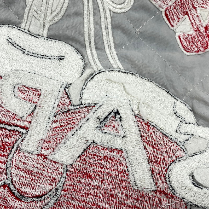 【中古品】【メンズ】 WESTARK ウエストアーク USA製 "ARTURO SAPO LOPEZ"EMBROIDERY NYLON STADIUM JACKET エンブロイダリー ナイロン スタジアム ジャケット アウター 146-260624-cs-09-izu サイズ：XL カラー：パープル 万代Net店