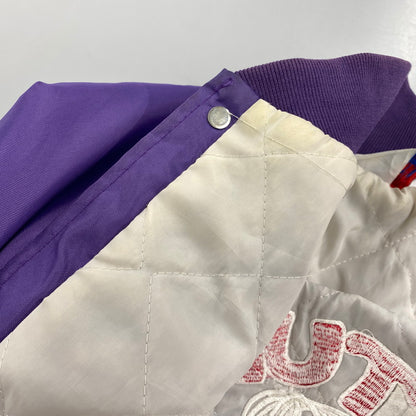【中古品】【メンズ】 WESTARK ウエストアーク USA製 "ARTURO SAPO LOPEZ"EMBROIDERY NYLON STADIUM JACKET エンブロイダリー ナイロン スタジアム ジャケット アウター 146-260624-cs-09-izu サイズ：XL カラー：パープル 万代Net店