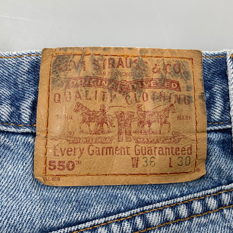 【中古品】【メンズ】 LEVI'S リーバイス 00S 刻印512 USA製 550 DENIM PANTS デニム パンツ ボトムス ズボン 157-260622-cs-07-izu サイズ：W36 L30 カラー：インディゴ 万代Net店