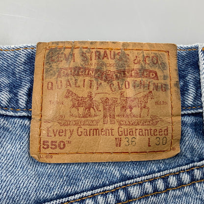 【中古品】【メンズ】 LEVI'S リーバイス 00S 刻印512 USA製 550 DENIM PANTS デニム パンツ ボトムス ズボン 157-260622-cs-07-izu サイズ：W36 L30 カラー：インディゴ 万代Net店