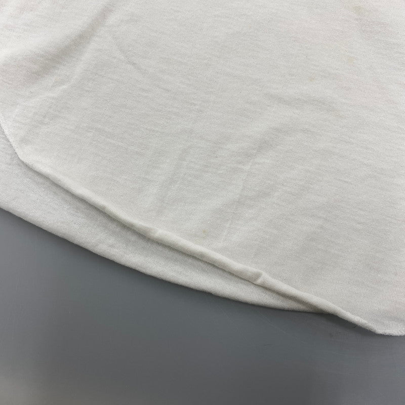 【中古品】【メンズ】 SCREEN STARS スクリーンスターズ 白タグ 80S USA製 企業ロゴ "ST.CROIX RODS" RAGLAN LS TEE ラグラン ロングスリーブ ティー トップス 七分丈 146-260624-cs-10-izu サイズ：L カラー：ホワイト×ネイビー 万代Net店
