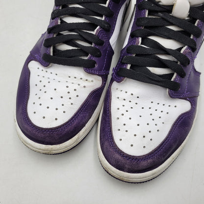 【中古品】【メンズ】 NIKE 5550898-500 AIR JORDAN 1 RETRO HIGH OG エア ジョーダン ワン レトロ ハイ オージー スニーカー シューズ 靴 160-260619-cs-14-izu サイズ：27cm カラー：COURT PURPLE/BLACK-WHITE 万代Net店