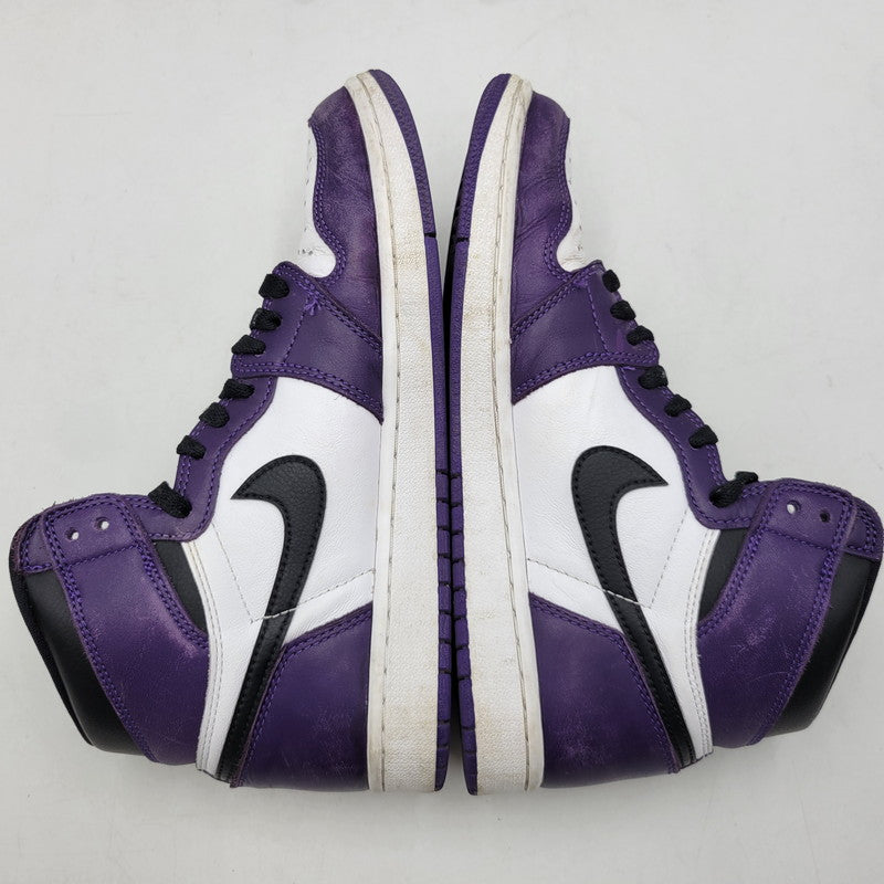 【中古品】【メンズ】 NIKE 5550898-500 AIR JORDAN 1 RETRO HIGH OG エア ジョーダン ワン レトロ ハイ オージー スニーカー シューズ 靴 160-260619-cs-14-izu サイズ：27cm カラー：COURT PURPLE/BLACK-WHITE 万代Net店