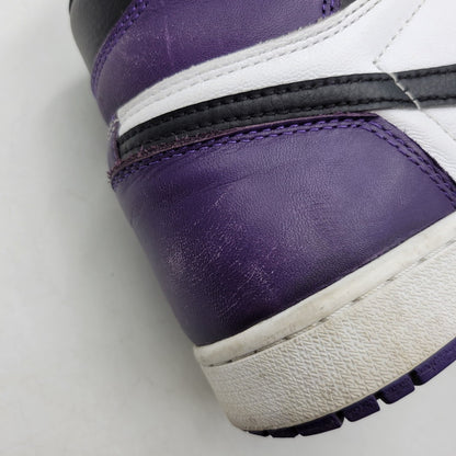 【中古品】【メンズ】 NIKE 5550898-500 AIR JORDAN 1 RETRO HIGH OG エア ジョーダン ワン レトロ ハイ オージー スニーカー シューズ 靴 160-260619-cs-14-izu サイズ：27cm カラー：COURT PURPLE/BLACK-WHITE 万代Net店