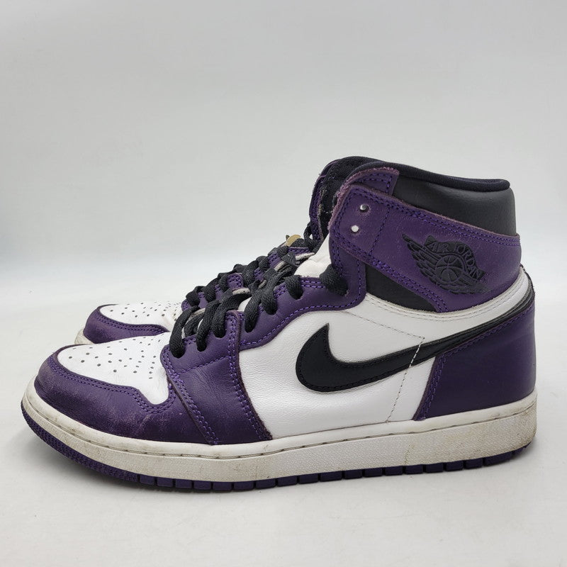 【中古品】【メンズ】 NIKE 5550898-500 AIR JORDAN 1 RETRO HIGH OG エア ジョーダン ワン レトロ ハイ オージー スニーカー シューズ 靴 160-260619-cs-14-izu サイズ：27cm カラー：COURT PURPLE/BLACK-WHITE 万代Net店