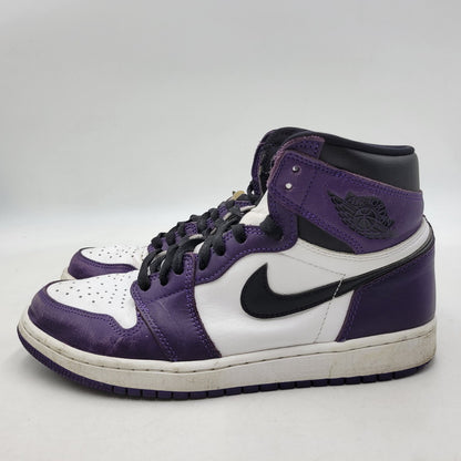 【中古品】【メンズ】 NIKE 5550898-500 AIR JORDAN 1 RETRO HIGH OG エア ジョーダン ワン レトロ ハイ オージー スニーカー シューズ 靴 160-260619-cs-14-izu サイズ：27cm カラー：COURT PURPLE/BLACK-WHITE 万代Net店
